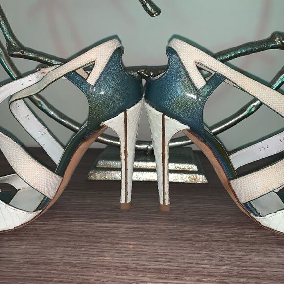 Nina Ricci Python heels sandals - Picture 6 of 16